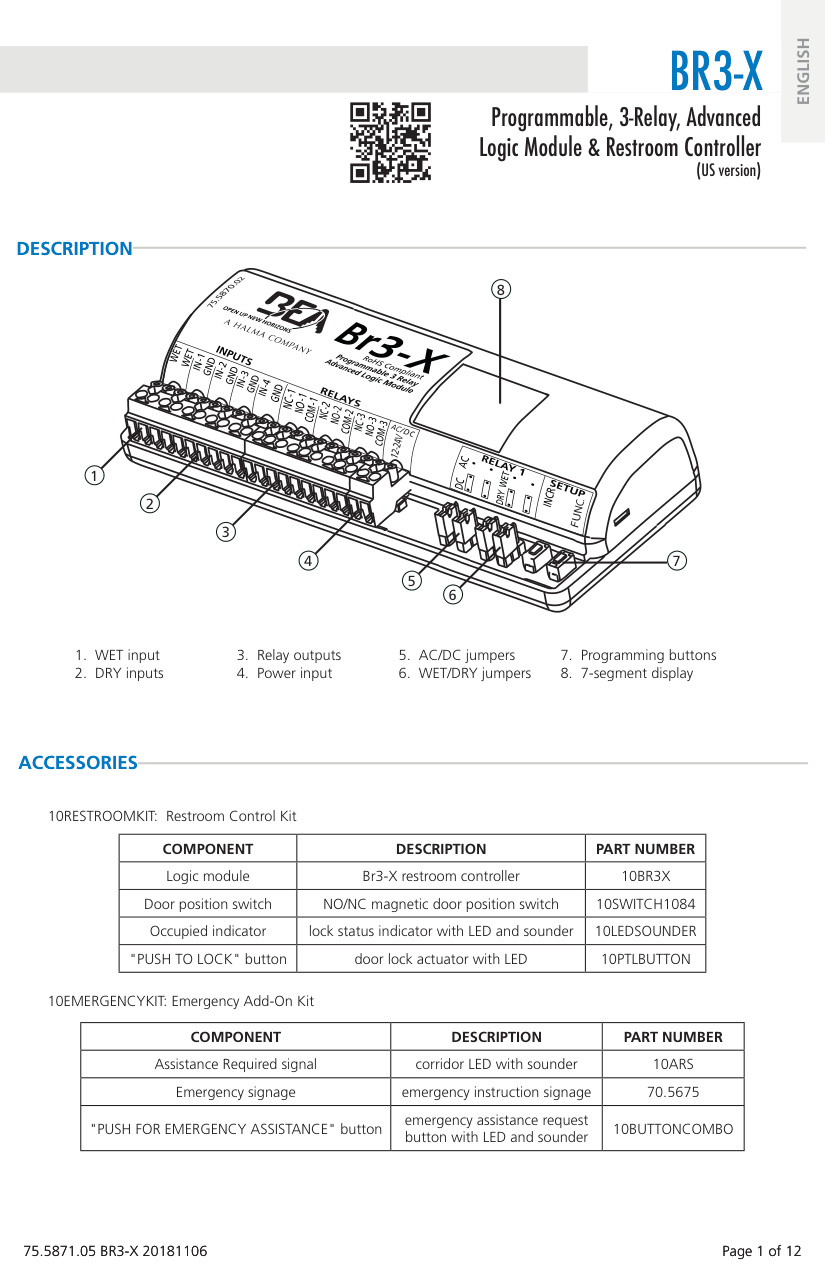 BEA BR3-X Programming Guide | Door Forensics