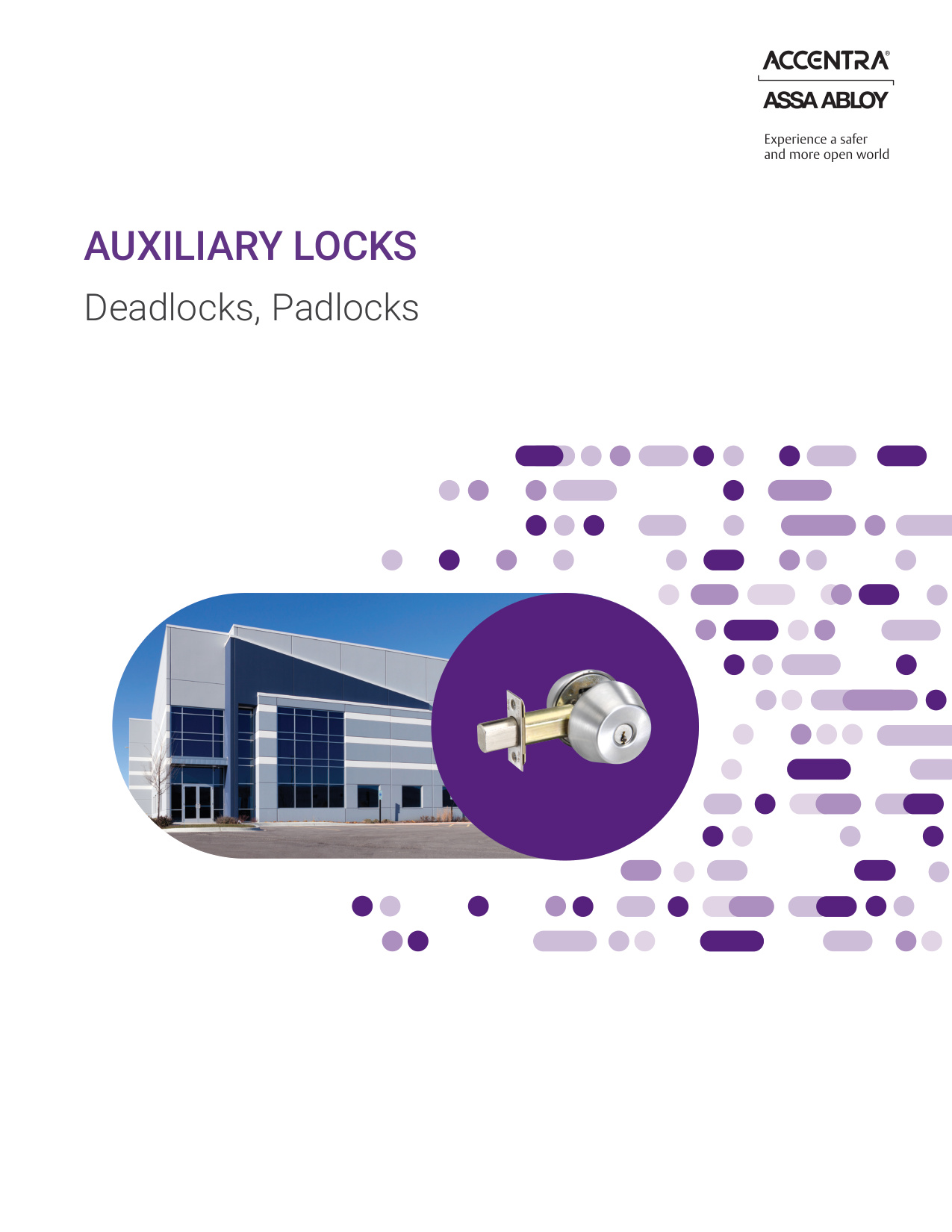 ASSA ABLOY ACCENTRA Auxiliary Locks Specification Sheet | Door Forensi