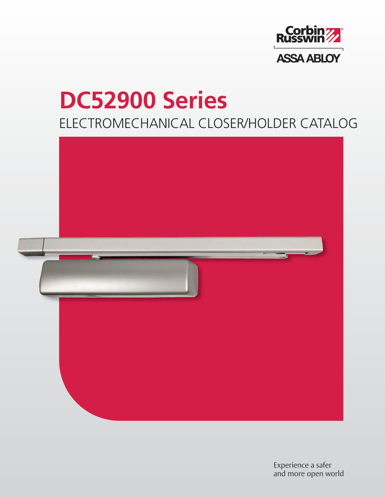 Corbin Russwin DC52900 Specification Sheet | Door Forensics