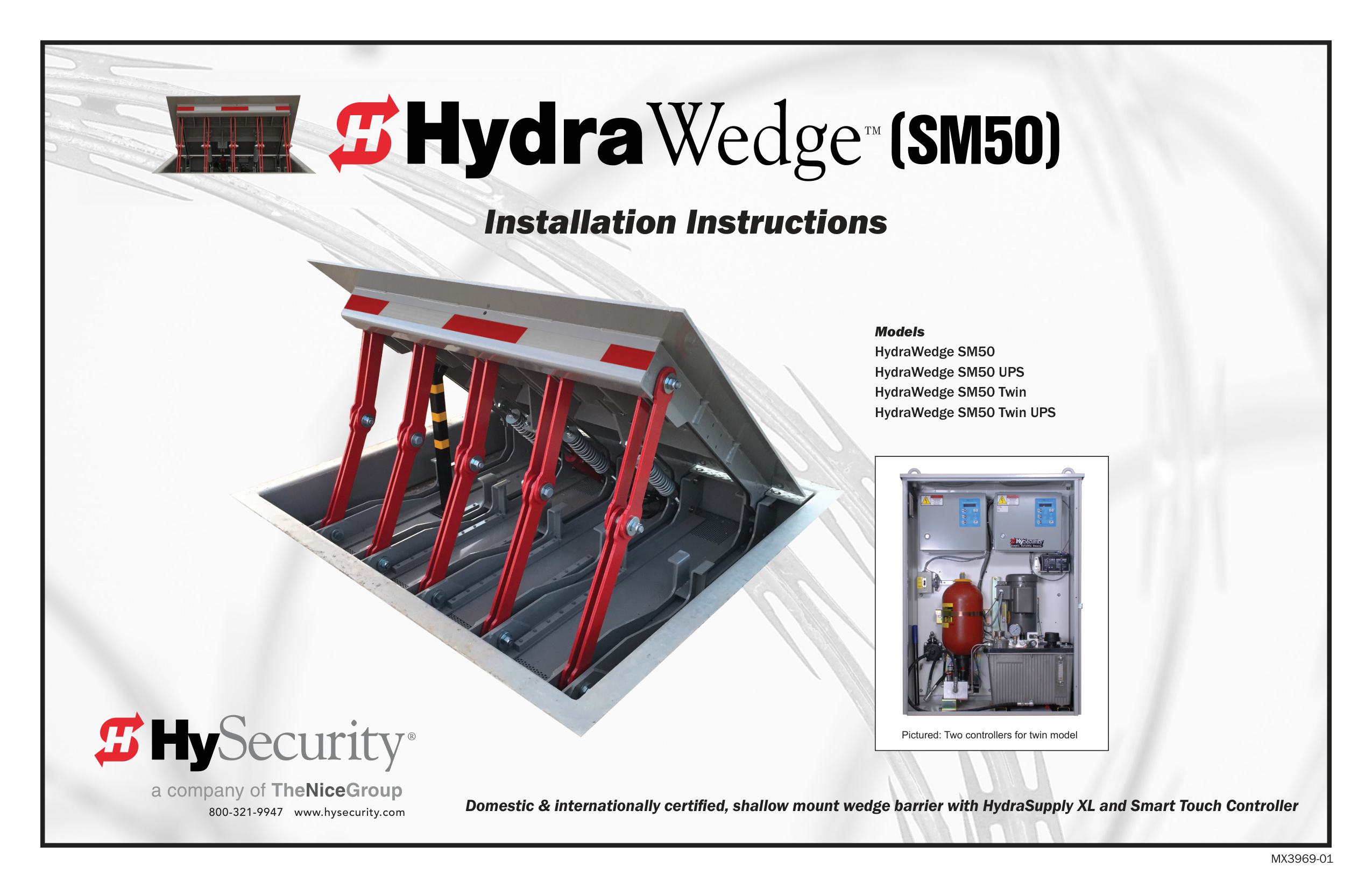 HySecurity HydraWedge SM50 Installation Manual | Door Forensics