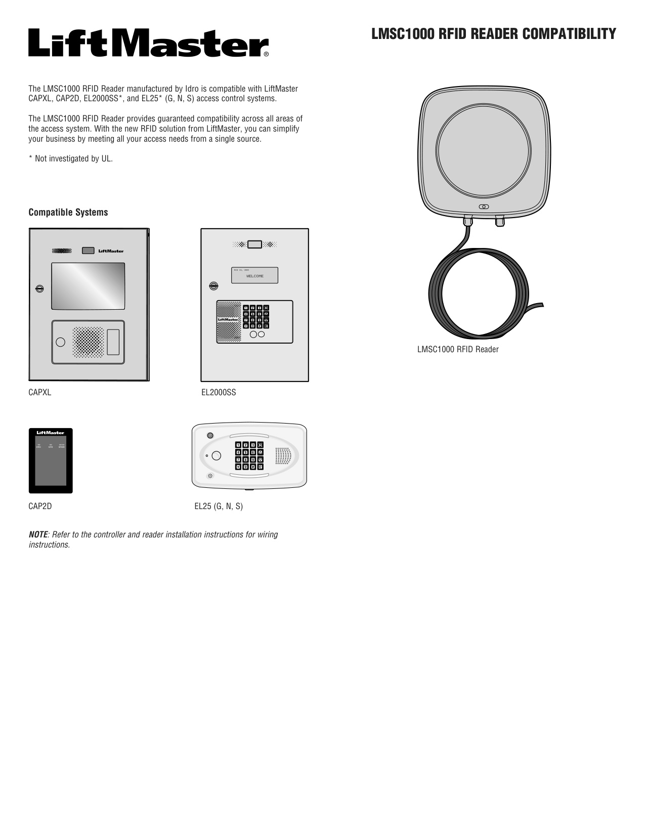 LiftMaster LMSC1000 Compatibility Guide | Door Forensics