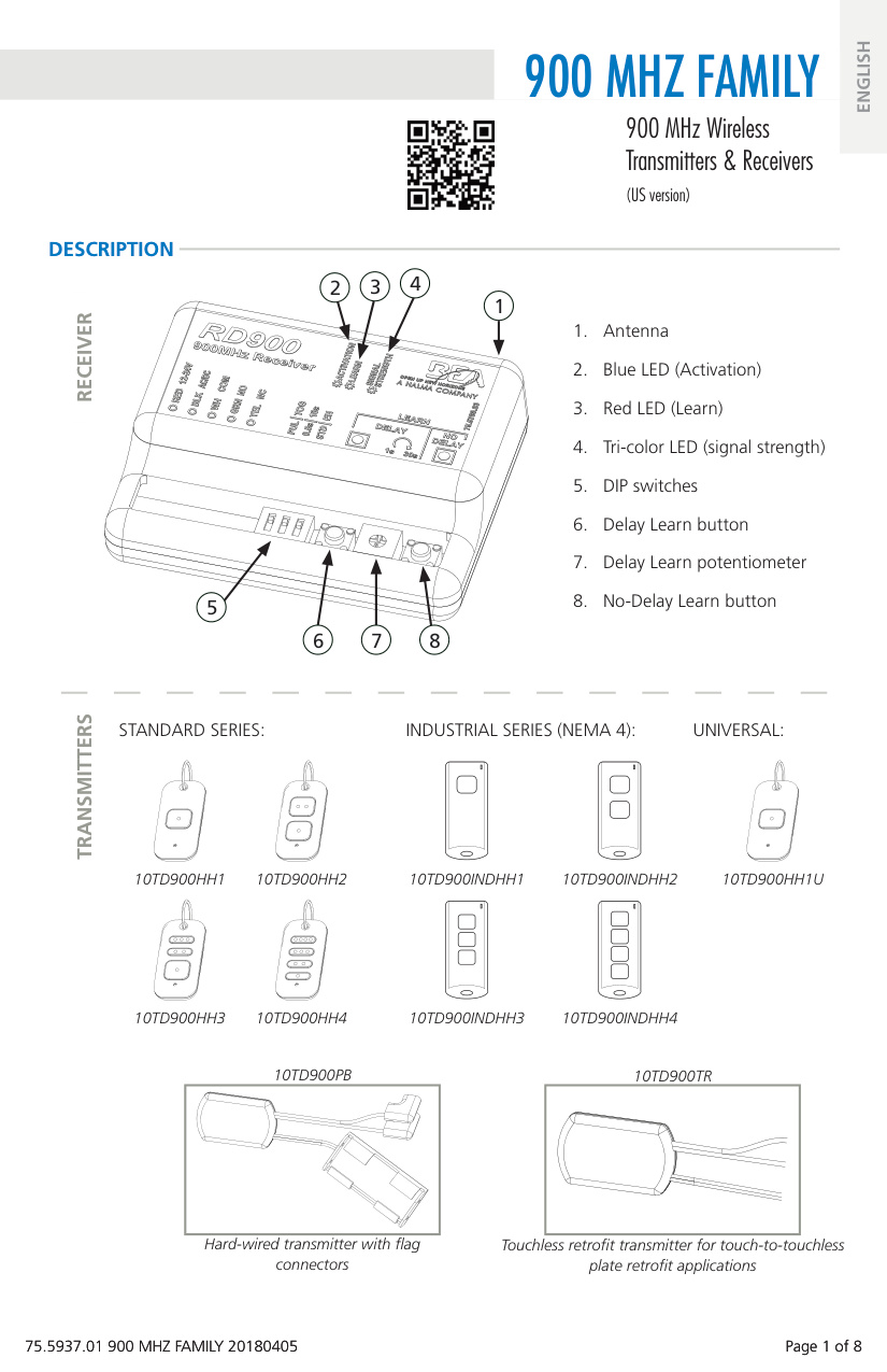 BEA 900 MHz Family Wiring Diagram | Door Forensics