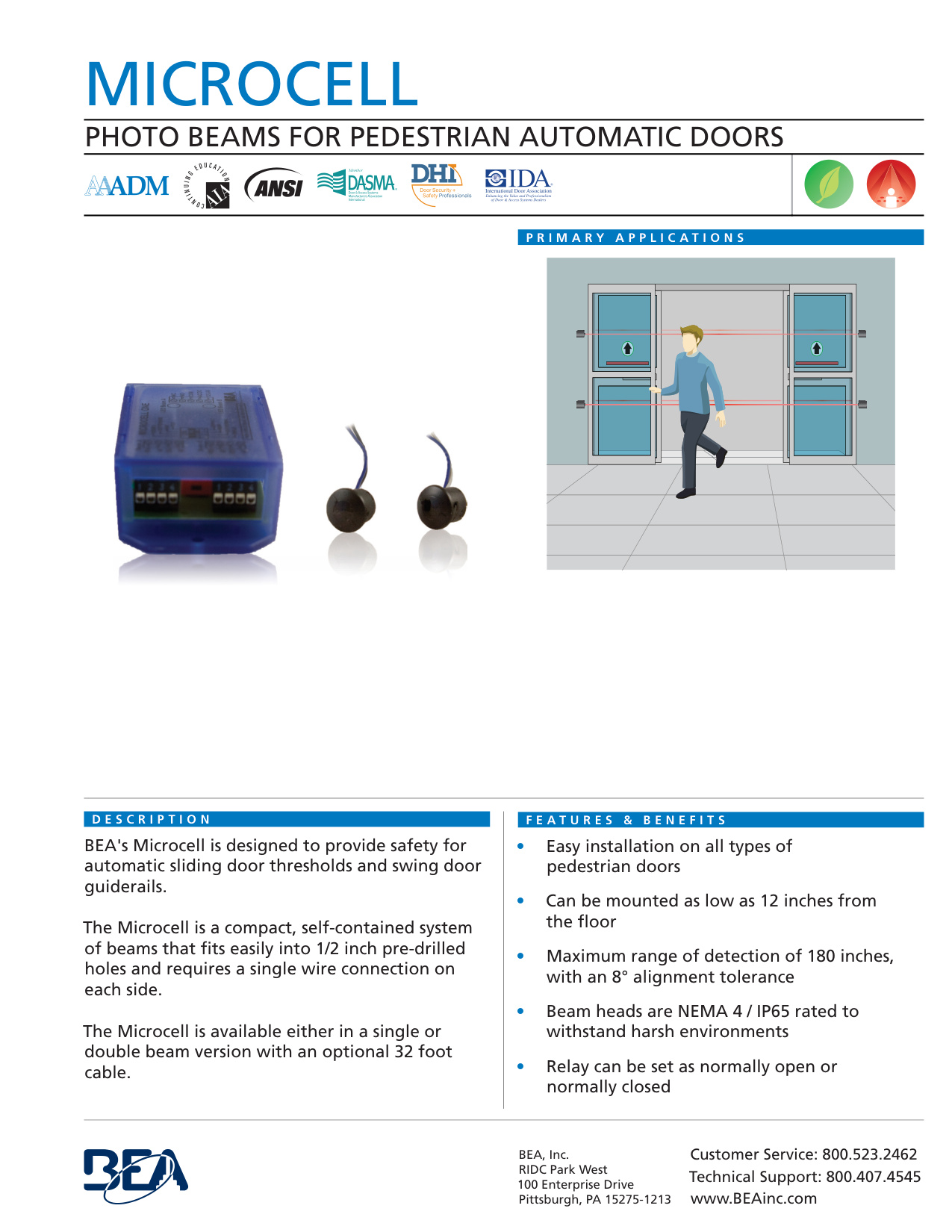 Bea Micro BEA Microcell Specification Sheet | Door Forensics