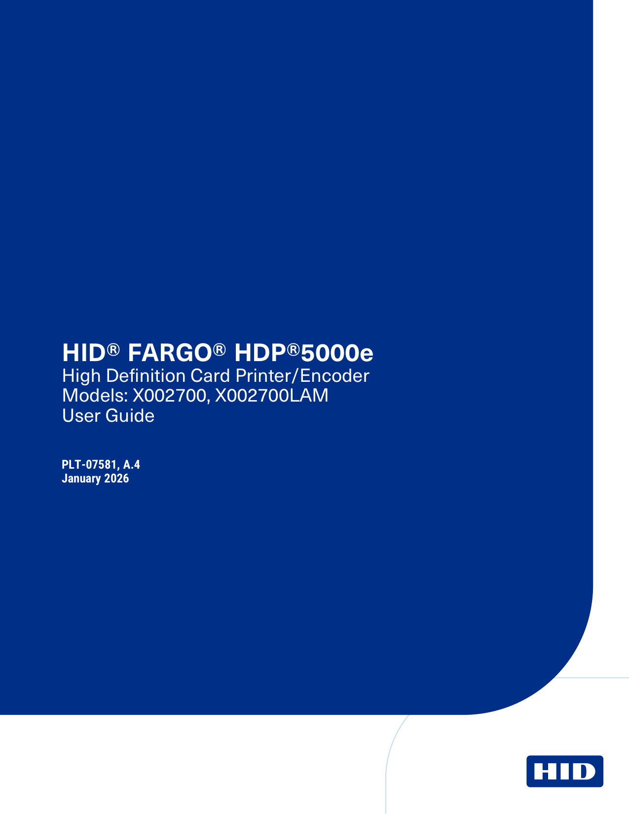 HID FARGO HDP5000e User Guide | Door Forensics