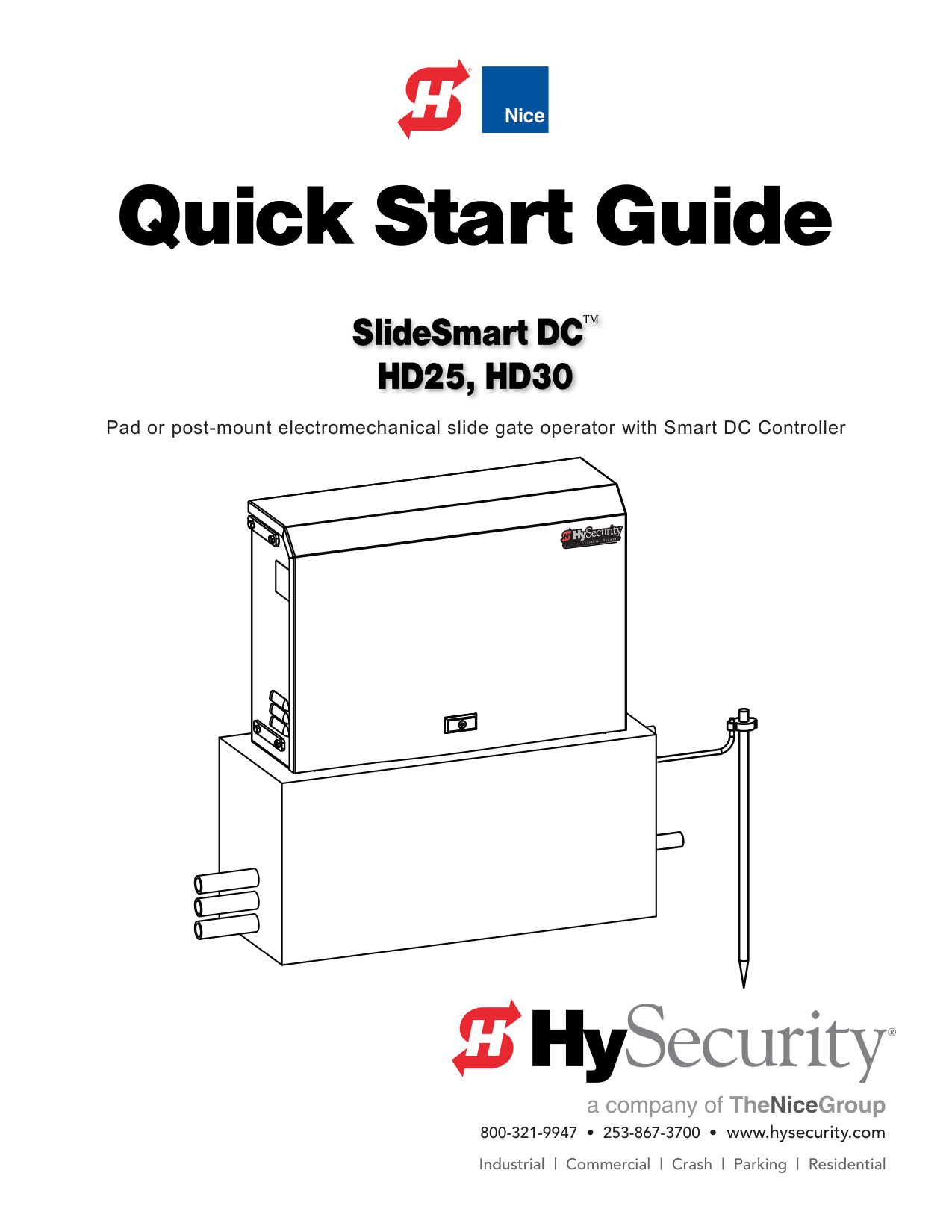 HySecurity SlideSmart DC Quick Start Guide | Door Forensics