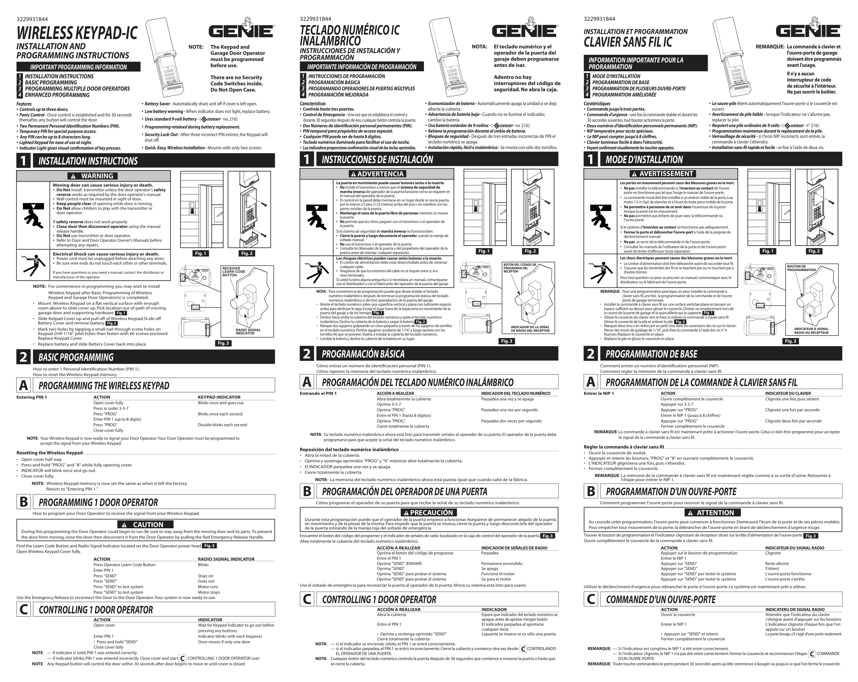 Dcd300 Keypad Programme Instructions.pdf Wireless Keypad IC Programming Guide | Door Forensics