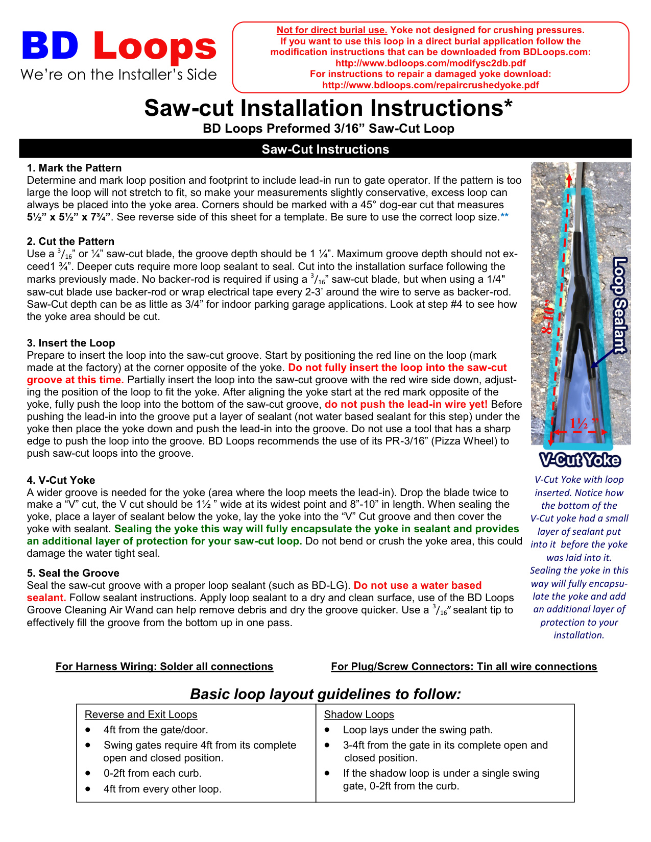 BD Loops Saw-Cut Loop Installation Manual | Door Forensics